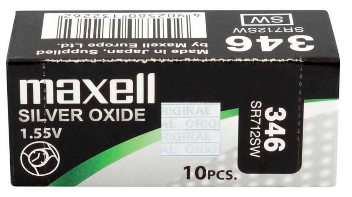 Батарейка Maxell SR712SW 1PC EU MF (18291800) [203723]