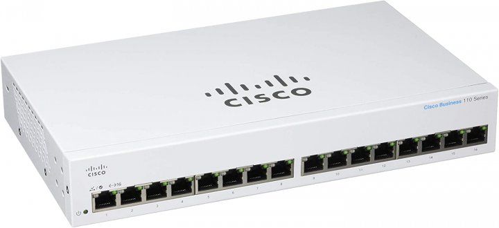 Cisco Комутатор CBS110 Unmanaged 16-port GE (CBS110-16T-EU)