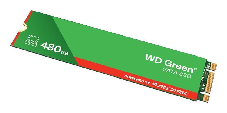 Твердотільний запам&rsquo;ятовувальний пристрій накопичувач (SSD) SATA M.2 480GB 6GB/S GREEN SANDISK (WDS480G3G0B) [501457]