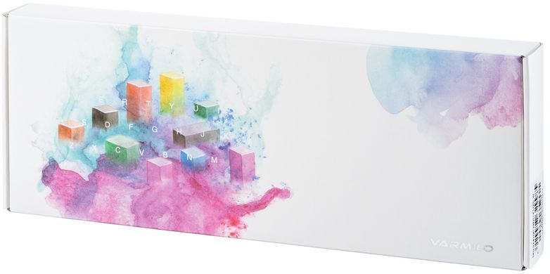 Клавіатура механічна Varmilo APT87 CMYK, C-TK Brown, WL/USB-A, White Led (A92A024D3A5A17A007) [110374]