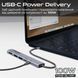 USB-хаб Promate USB Type-C 5-в-1 Grey (linkhub-5x) [605155], фото 2