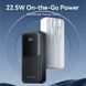 УМБ Vention 20000mAh 22.5W 3A,PD,QC 3.0,Micro-USB,USB-C,2xUSB-A,Built-in USB-C+Lightning Cables Whit (FHPW0) [402227], фото 3