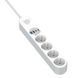 Фільтр живлення ColorWay 4 розетки, 4USB (Type-C PD20W + 3USB QC3.0) (45W), 2 м, White (CW-CHE44PDW) [619936], фото 11