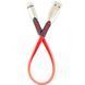 Кабель Dengos USB - Lightning (M/M) 0.25 м Red (PLS-L-SHRT-PLSK-RED) [603829], фото 2
