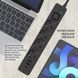Фільтр живлення ColorWay 4 розетки, 3USB (2USB-A + 1 TYPE-C) (24W), 2м, Black (CW-CHE435PDB) [605278], фото 10
