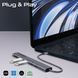 USB-хаб Promate USB Type-C 5-в-1 Grey (linkhub-5x) [605155], фото 7