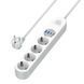 Фільтр живлення ColorWay 4 розетки, 4USB (Type-C PD20W + 3USB QC3.0) (45W), 2 м, White (CW-CHE44PDW) [619936], фото 9