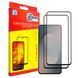Захисне скло Dengos для Samsung Galaxy S25 FE Black Full Glue 2 шт. (DG-TG2P-91) [619730], фото 1