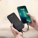 УМБ Dudao 10000mAh K11 10W USB-A,USB-C,microUSB, with USB-A/USB-C/Lightning/MicroUSB cables Black (6977196681853) [405050], фото 4