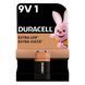 Батарейка крона Duracell 9V/6LR61 (1шт) (5000394142190) [806138], фото 1