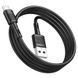 Кабель HOCO X83 USB to Micro 2.4A, 1m, PVC, PVC connectors, Black (6931474770882) [802420], фото 4