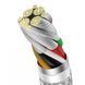 Кабель Baseus Dynamic Series Fast Charging Data Cable USB to Type-C 100W 1m White (CALD000602) [802244], фото 4