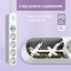Фільтр живлення ColorWay 4 розетки, 4USB (Type-C PD20W + 3USB QC3.0) (45W), 2 м, White (CW-CHE44PDW) [619936], фото 8