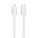 Кабель ColorWay USB Type-C - Lightning (M/M), (braided cotton) (PD Fast Charging 27W), 2 м, Gray (CW-CBPDCL068-GR) [604318], фото 2