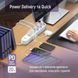Фільтр живлення ColorWay 4 розетки, 4USB (Type-C PD20W + 3USB QC3.0) (45W), 2 м, White (CW-CHE44PDW) [619936], фото 7