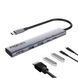 USB-хаб Promate USB Type-C 5-в-1 Grey (linkhub-5x) [605155], фото 1