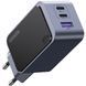 Зарядний пристрій 3xUSB 65W (2xUSB-C+USB-A) Gan Nexode Fast Charger Сірий X553 Ugreen (35042) [404025], фото 2
