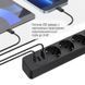 Фільтр живлення ColorWay 4 розетки, 3USB (2USB-A + 1 TYPE-C) (24W), 2м, Black (CW-CHE435PDB) [605278], фото 14