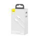 Кабель Baseus Simple Wisdom Data Cable Kit USB to iP PD 20W (2PCS/Set）1.5m White (TZCATLZJ-02) [804404], фото 8