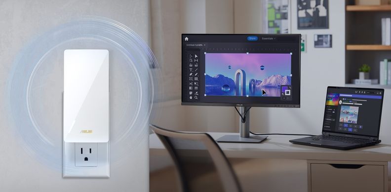 Розширювач покриття WiFi ASUS RP-BE58 AX3000 1xGE LAN, MESH EU-UK (90IG09J0-MU0C00) [105253]