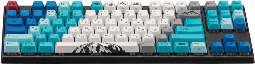 Клавіатура механічна Varmilo APG87 Summit R1, K-Prestige Silent, WL/USB-A, White Led (A94A050F8A5A17A007) [110388]