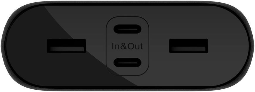 Акумулятор портативний літій-іонний Power Bank Belkin 26000мА&middot;год, 32Вт, USB-A/USB-C PD PPS, чорний (BPB016BTBK) [108438]
