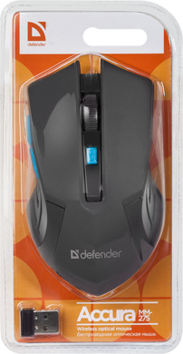 Миша Defender Accura MM-275 Wireless синій (52275) [200732]