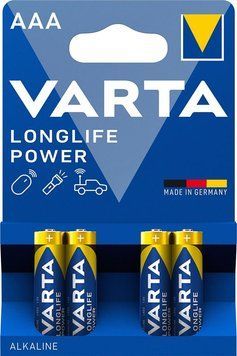 Батарейка Varta Longlife Power лужна AAA блістер, 4 шт (04903121414) [114960]