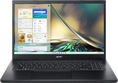 Acer Ноутбук Aspire 7 A715-76G 15.6" FHD IPS, Intel i5-12450H, 16GB, F512GB, NVD3050-4, Lin, чорний (NH.QMFEU.003)