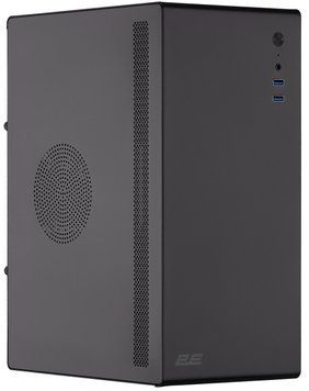 Корпус 2E Credo V200B-400 з БЖ 2E ATX400, 2xUSB3.0, 1x80мм, VGA 250мм, mATX, чорний (2E-V200B-400) [112404]