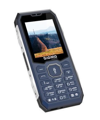 Мобiльний телефон Sigma mobile X-style 341 Bro Blue (4827798368428) [600357]