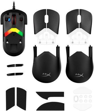 Миша HyperX Pulsefire SAGA, RGB, USB-A, чорний (A2PB3AA) [104174]