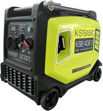 Генератор бензиновий інверторний Konner&Sohnen KSB 40iE S, 230В, 3.8кВт, електростартер, 43кг (KSB40IES) [105925]