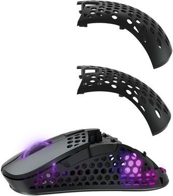 Миша Xtrfy M42, WL/USB-A, RGB, чорний (M42W-RGB-BLACK) [103990]
