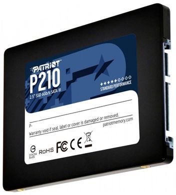 Накопичувач SSD 256GB Patriot P210 2.5" SATAIII TLC (P210S256G25) [607872]
