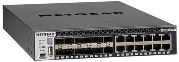 Комутатор NETGEAR M4300-12X12F (XSM4324S) 12x10GE, 12xSFP+, керований L3 з можливістю стекування (XSM4324S-100NES) [15008]