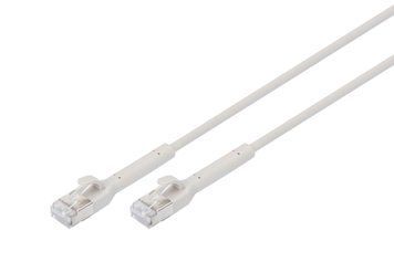 Патч-корд DIGITUS CAT 6a F-FTP, 0.3м, AWG 32/7, Cu, TPE-LSZH, гнучкий, сірий (DK-1632-A-003B) [115081]