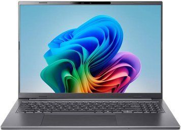 Ноутбук Acer Aspire 16 A16-52M 16" WUXGA IPS, Intel U7-256V, 16GB, F512GB, UMA, Win11, сірий (NX.JLSEU.002) [111159]