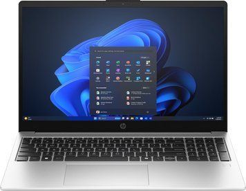 Ноутбук HP 250R-G10 15.6" FHD IPS AG, Intel 5-120U, 16GB, F512GB, UMA, DOS, сріблястий (B9YN9ET) [113128]