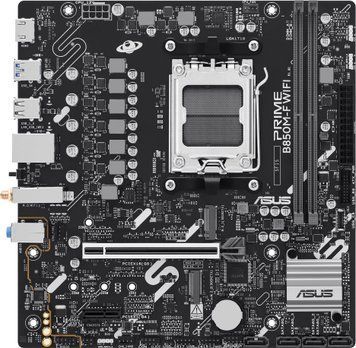 Материнcька плата ASUS PRIME B850M-F WIFI sAM5 B850 2xDDR5 M.2 HDMI Wi-Fi BT mATX (90MB1N80-M0EAY0) [113108]