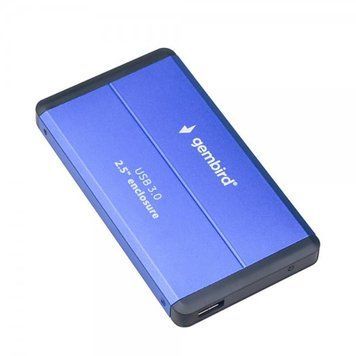 Зовнішня кишеня Gembird для підключення SATA HDD 2.5", USB 3.0, Blue (EE2-U3S-2-B) [608519]