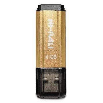 Флеш-накопичувач USB 4GB Hi-Rali Stark Series Gold (HI-4GBSTGD) [607268]