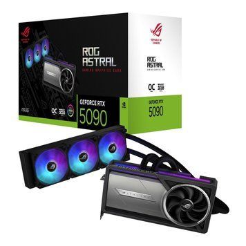 Відеокарта GF RTX 5090 32GB GDDR7 ROG Astral LC Gaming OC Asus (ROG-ASTRAL-LC-RTX5090-O32G-GAMING) [610066]