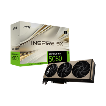 Відеокарта MSI (RTX 5080 16G INSPIRE 3X) [304190]