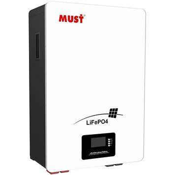 Акумулятор MUST LiFePO4 51.2V 100Ah 5.12kWh (LP16-48100) [1100196]