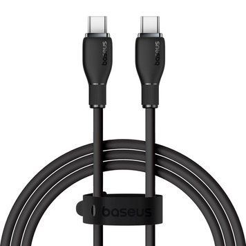Кабель Baseus Pudding Series Fast Charging Cable Type-C to Type-C 100W 1.2m Cluster Black (P10355702111-00) [803300]