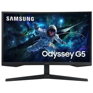 Монiтор Samsung 27" Odyssey G5 S27CG550 Black VA Black Curved 165Hz (LS27CG550EIXUA) [615830]