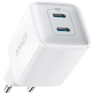 Мережевий зарядний пристрій Anker PowerPort 521 Nano Pro White, 40 W, 2хUSB Type-C (A2038G21) [603241]