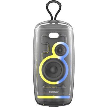 Акустична система 1.0 Energizer 16Вт Bluetooth 5.2/MicroSD/USB/AUX/FM/TWS, IPX65, чорна (BTS164) [404799]