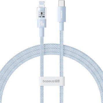 Кабель Baseus Gem Fast-Charging Data Cable USB-C to iP 20W 1m Galaxy Blue (P10373001311-00) [805246]